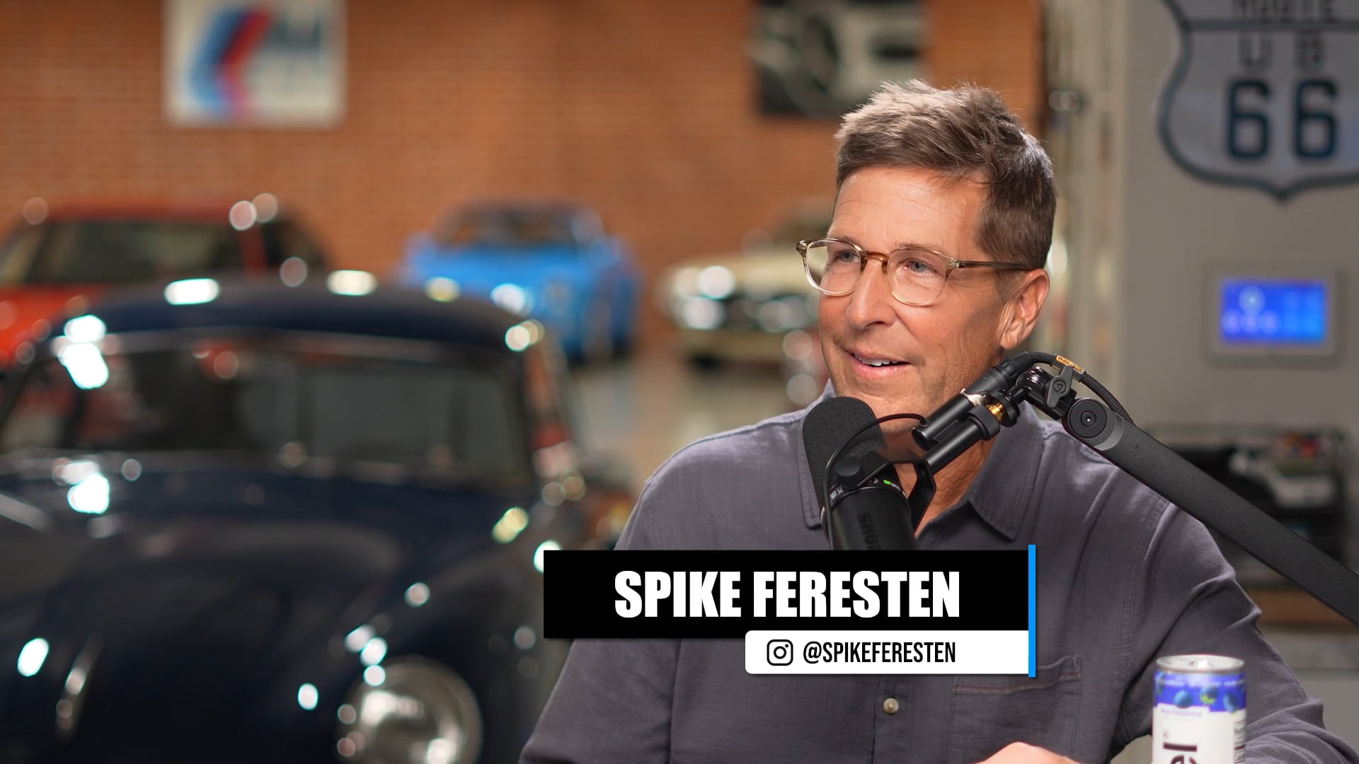 The built Spike's Car Radio set, host angle