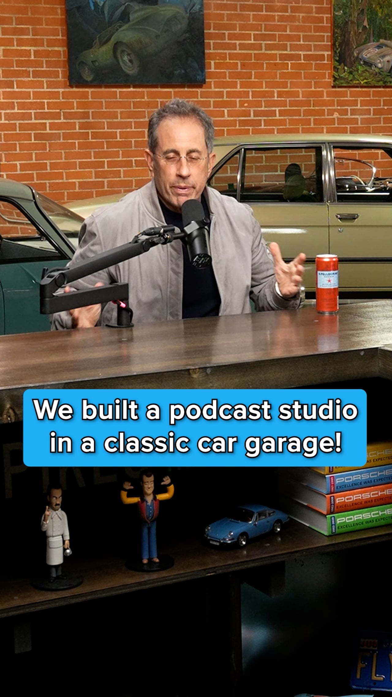 Spike's Car Radio studio build, vertical clip poster
